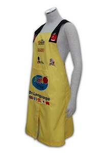 AP006 embroidered patch aprons hong kong  mens grilling apron
